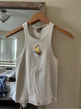 FARM Rio Embroidered Banana Tank